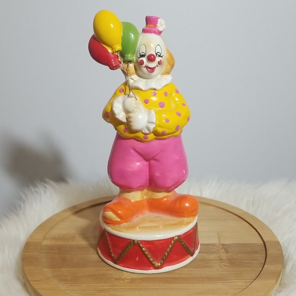 Enesco Clown "Memory" Musical Figurine